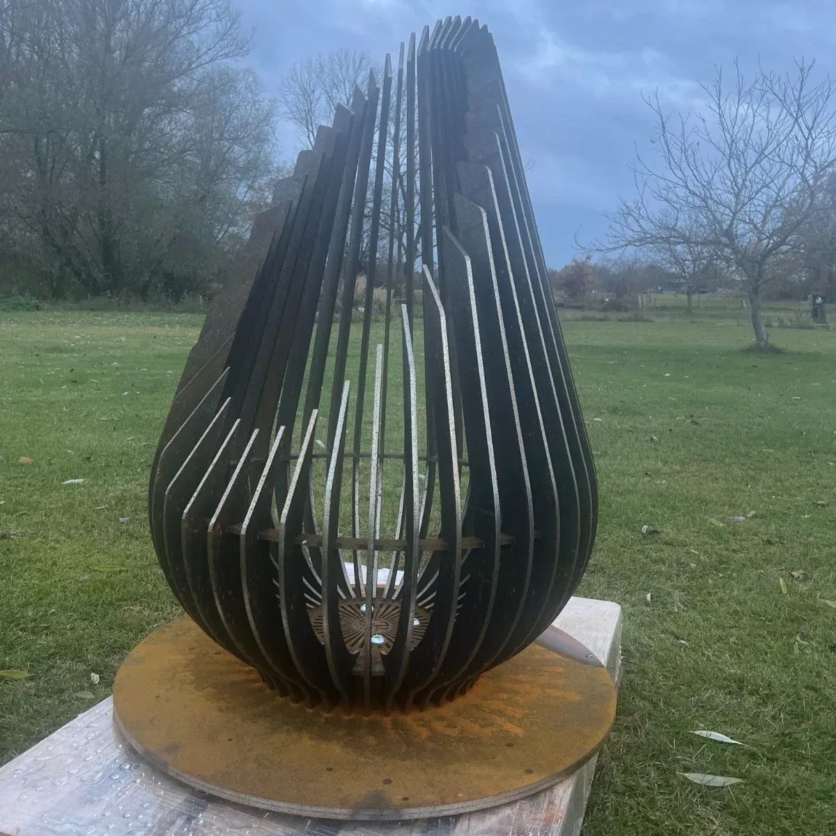 Designové CorTen ohniště ROON – ručně svařované, 238 kg